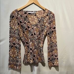 Stylish Geometric Print Women's Blouse